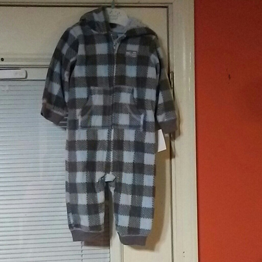 Boys one piece zip up